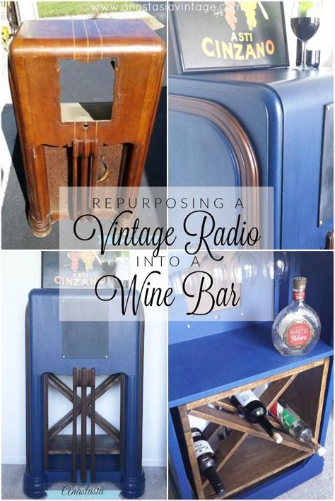 Repurposing a Vintage Radio Into a Wine Bar